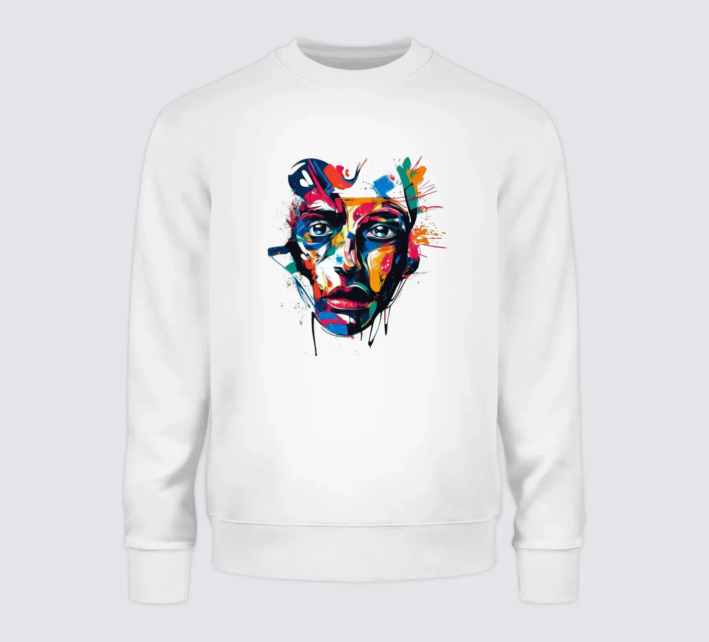 Face #4 felpa da Art Unleashed