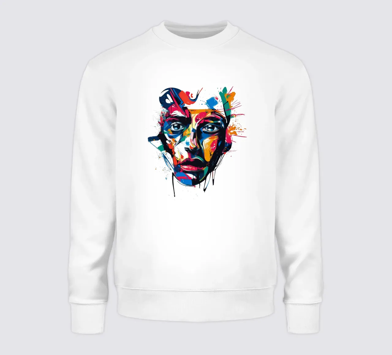 Face #4 felpa da Art Unleashed