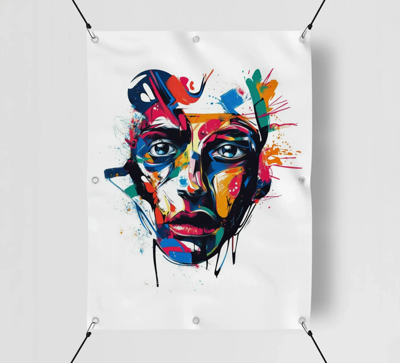 Face #4 telo in pvc da Art Unleashed