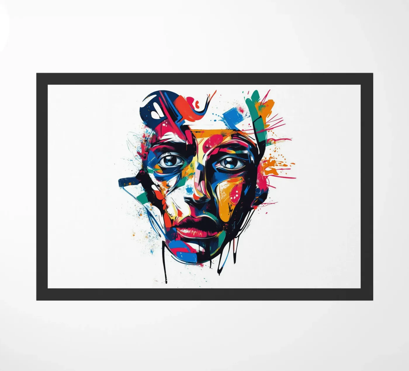 Face #4 paillasson de Art Unleashed