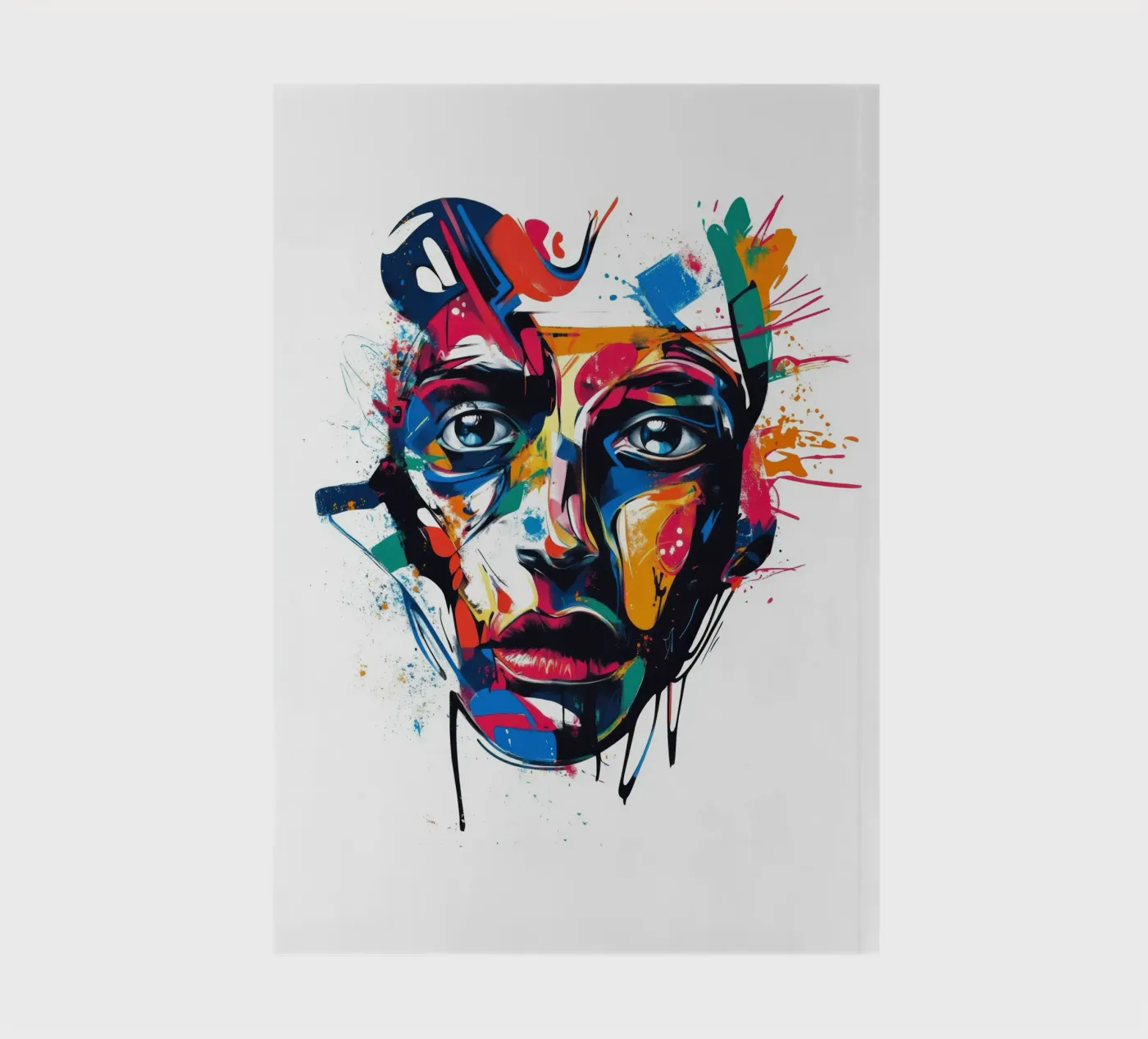 Face #4 notebook by Art Unleashed