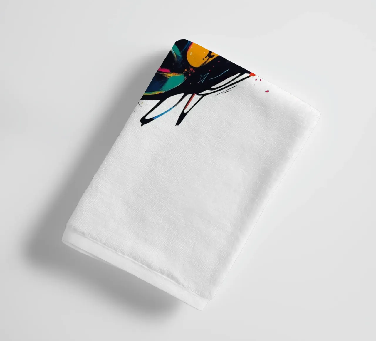 Face #4 towel by Art Unleashed