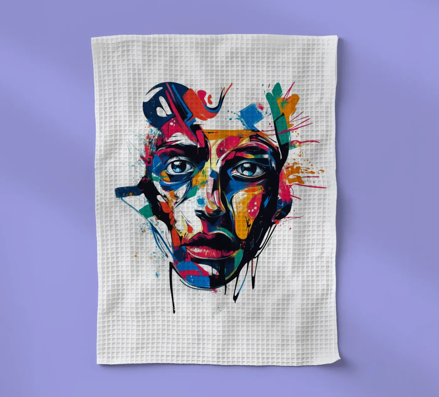 Face #4 torchon de Art Unleashed
