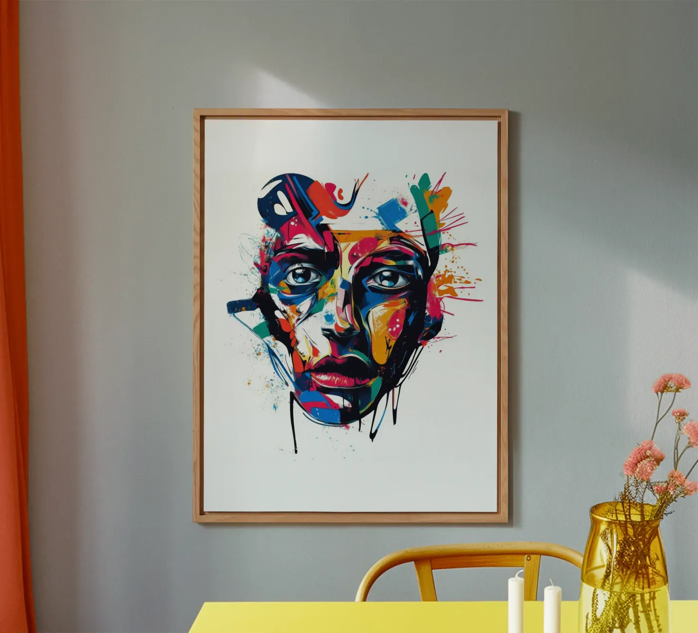 Face #4 forex-plaat van Art Unleashed