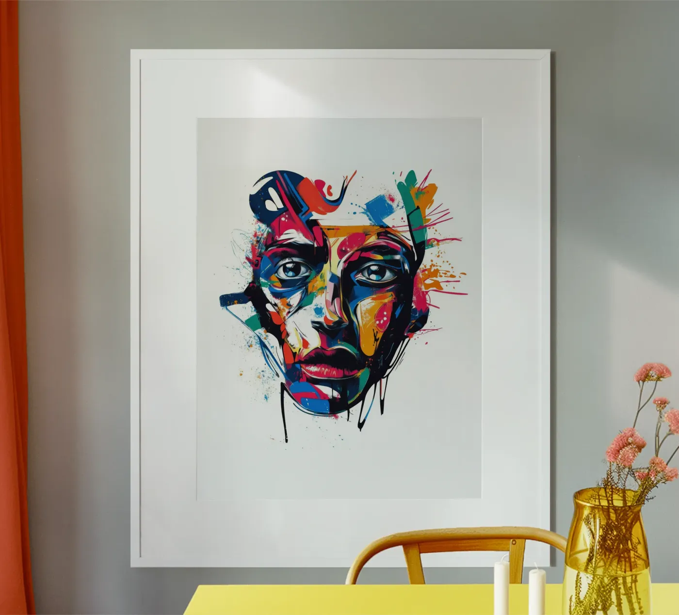 Face #4 poster van Art Unleashed
