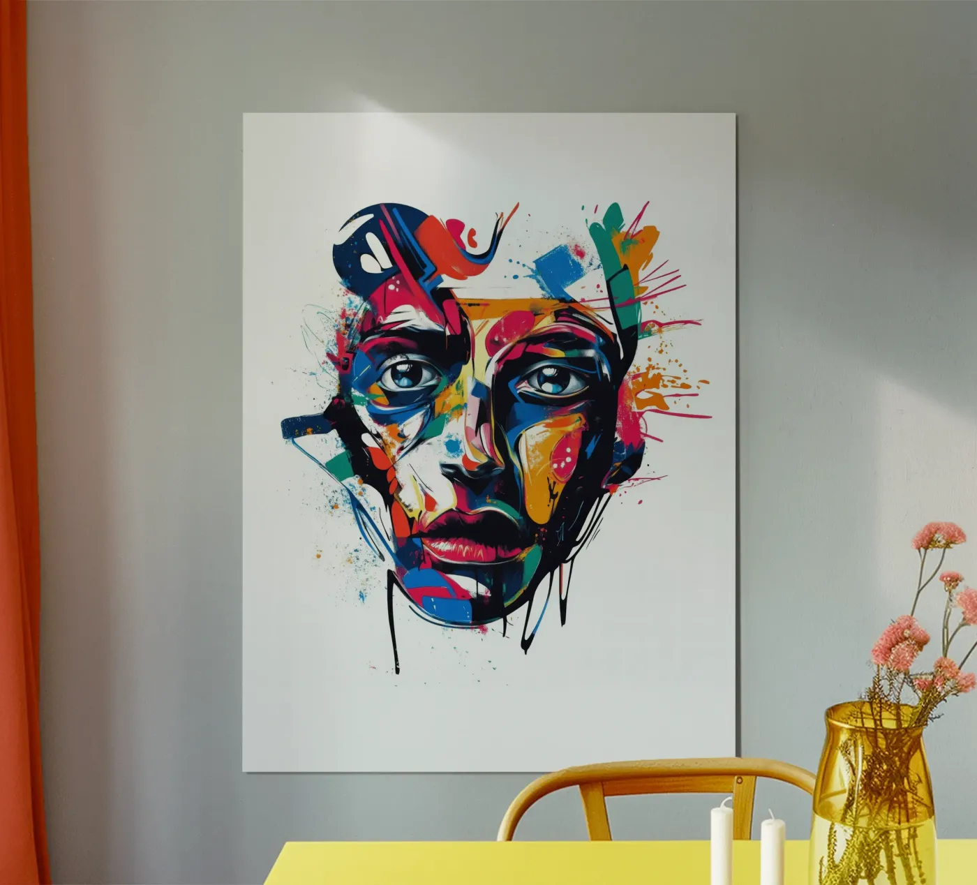 Face #4 poster van Art Unleashed
