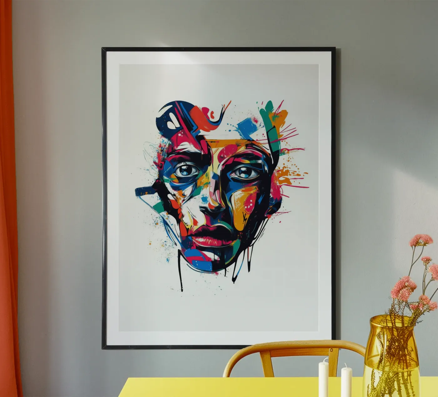 Face #4 poster van Art Unleashed