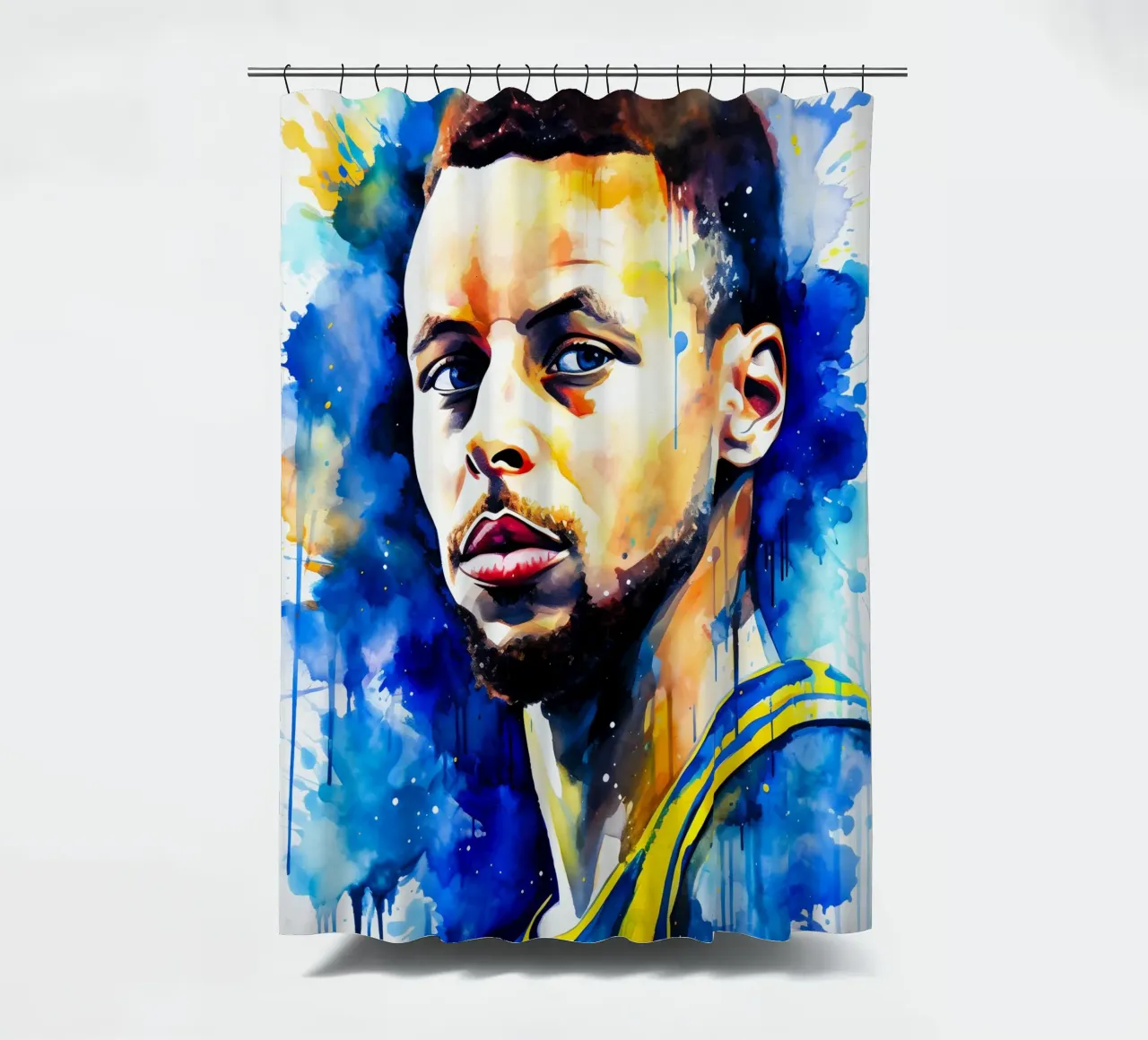 stephen curry tenda da doccia da FreeArtStudio