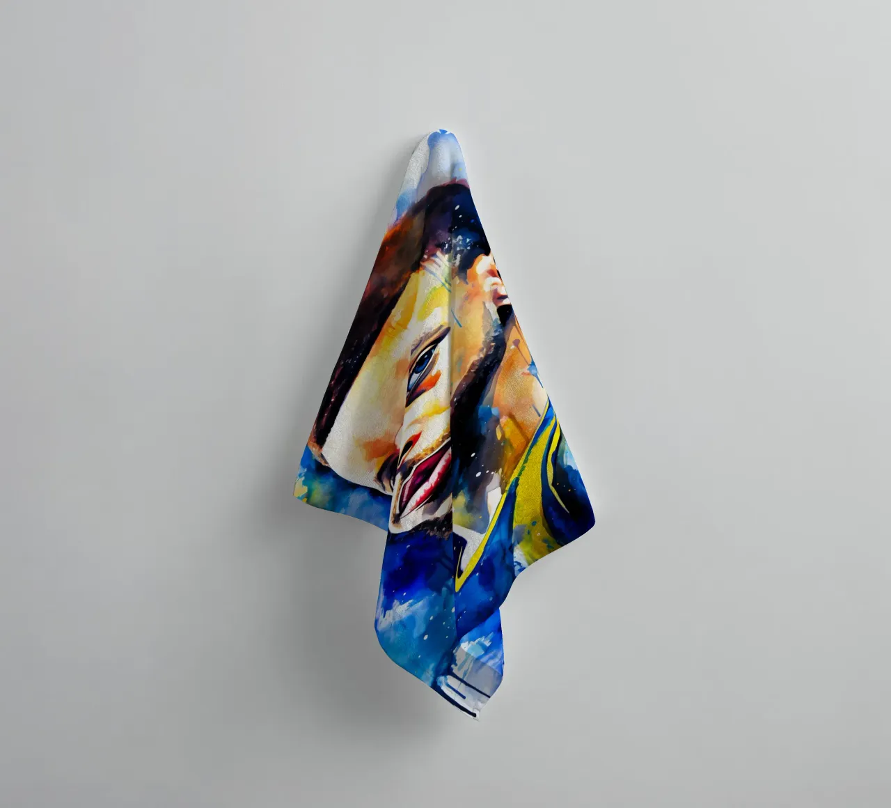 stephen curry asciugamano da bagno da FreeArtStudio