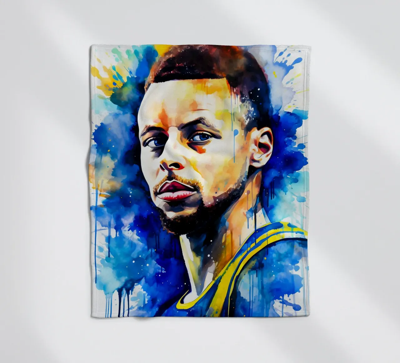 stephen curry coperta in pile da FreeArtStudio