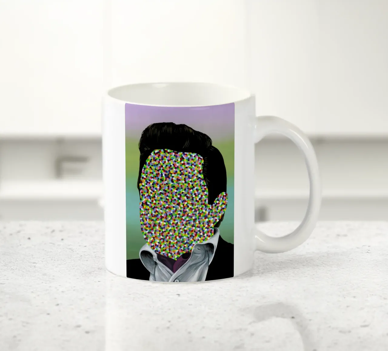 Cash tazza in ceramica da Famous When Dead