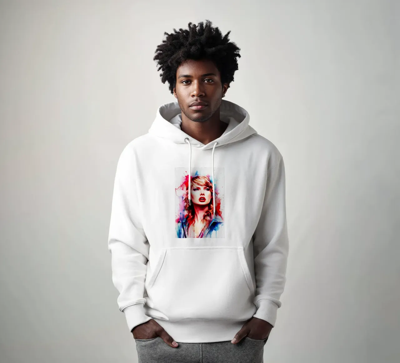 taylor swift felpa con cappuccio da FreeArtStudio