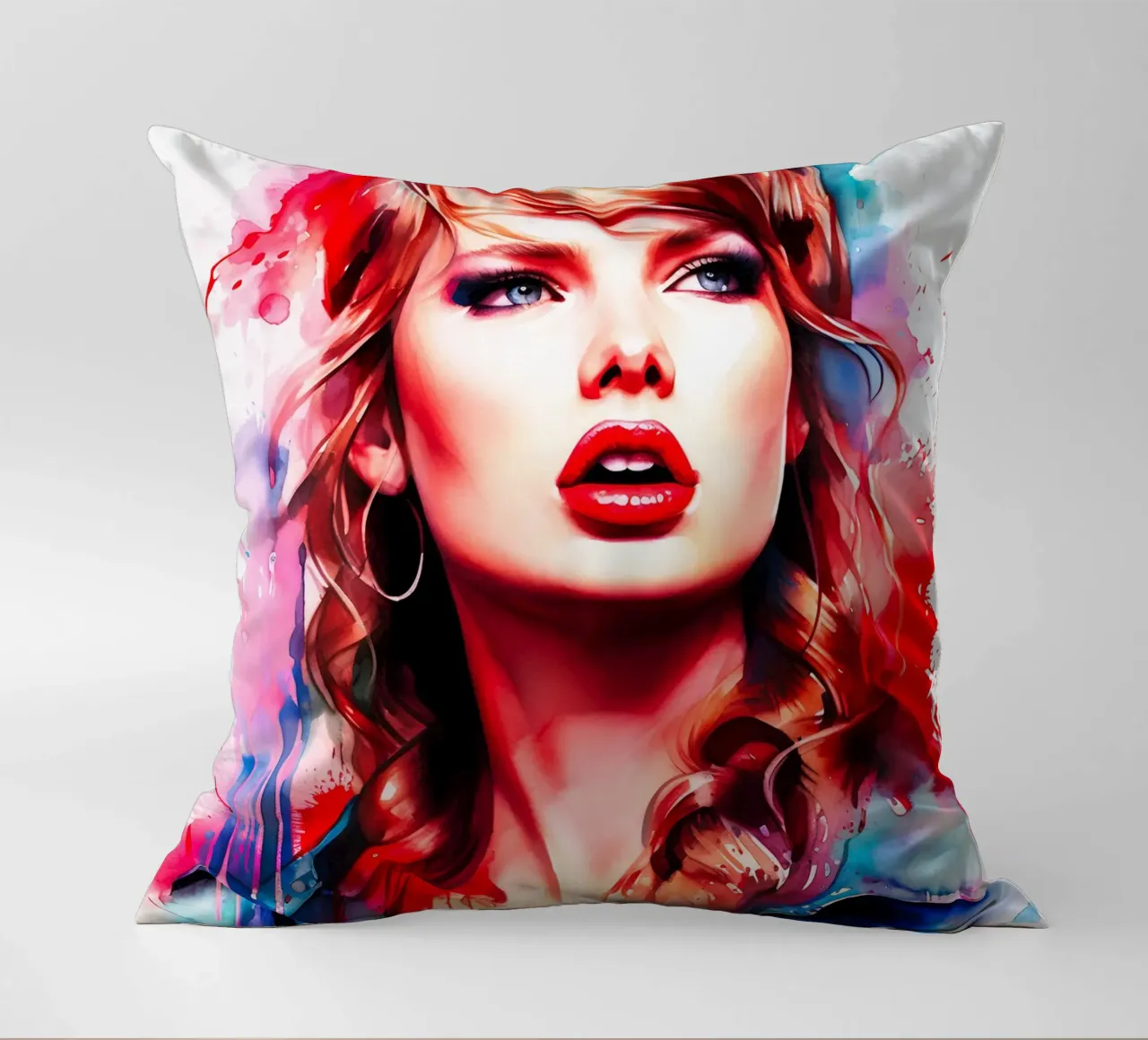 taylor swift cuscino da FreeArtStudio