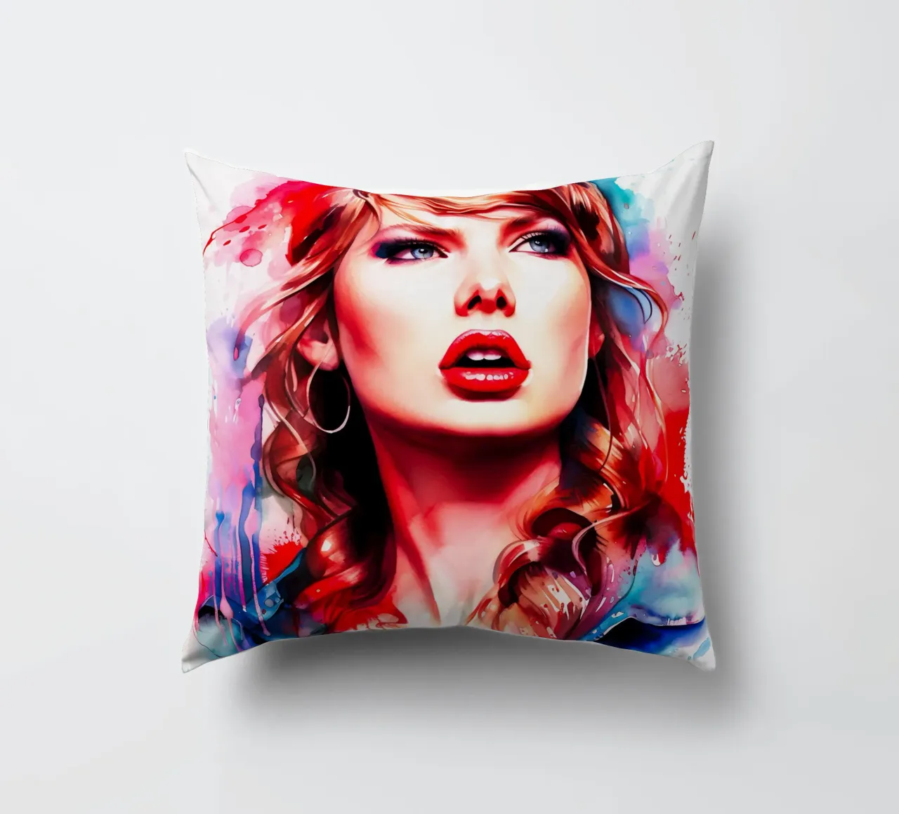 taylor swift cuscino da FreeArtStudio