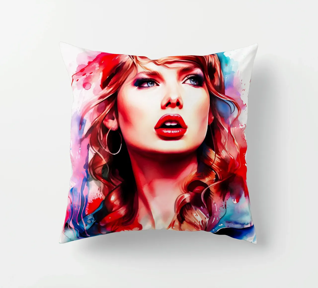 taylor swift cuscino da FreeArtStudio