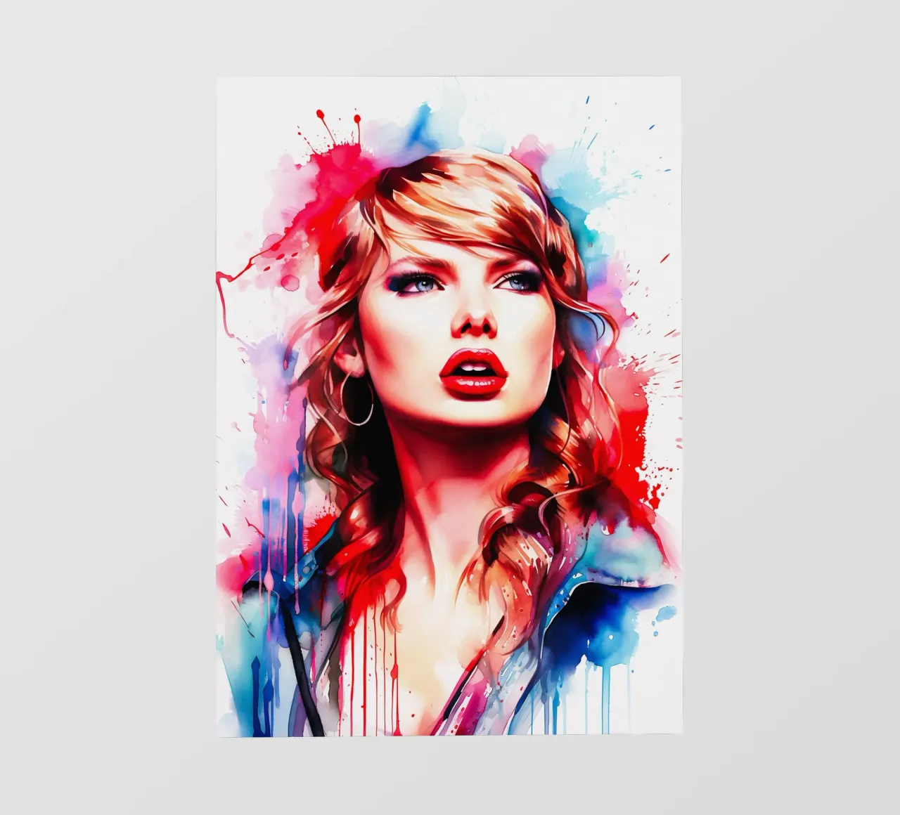 taylor swift telo in pvc da FreeArtStudio