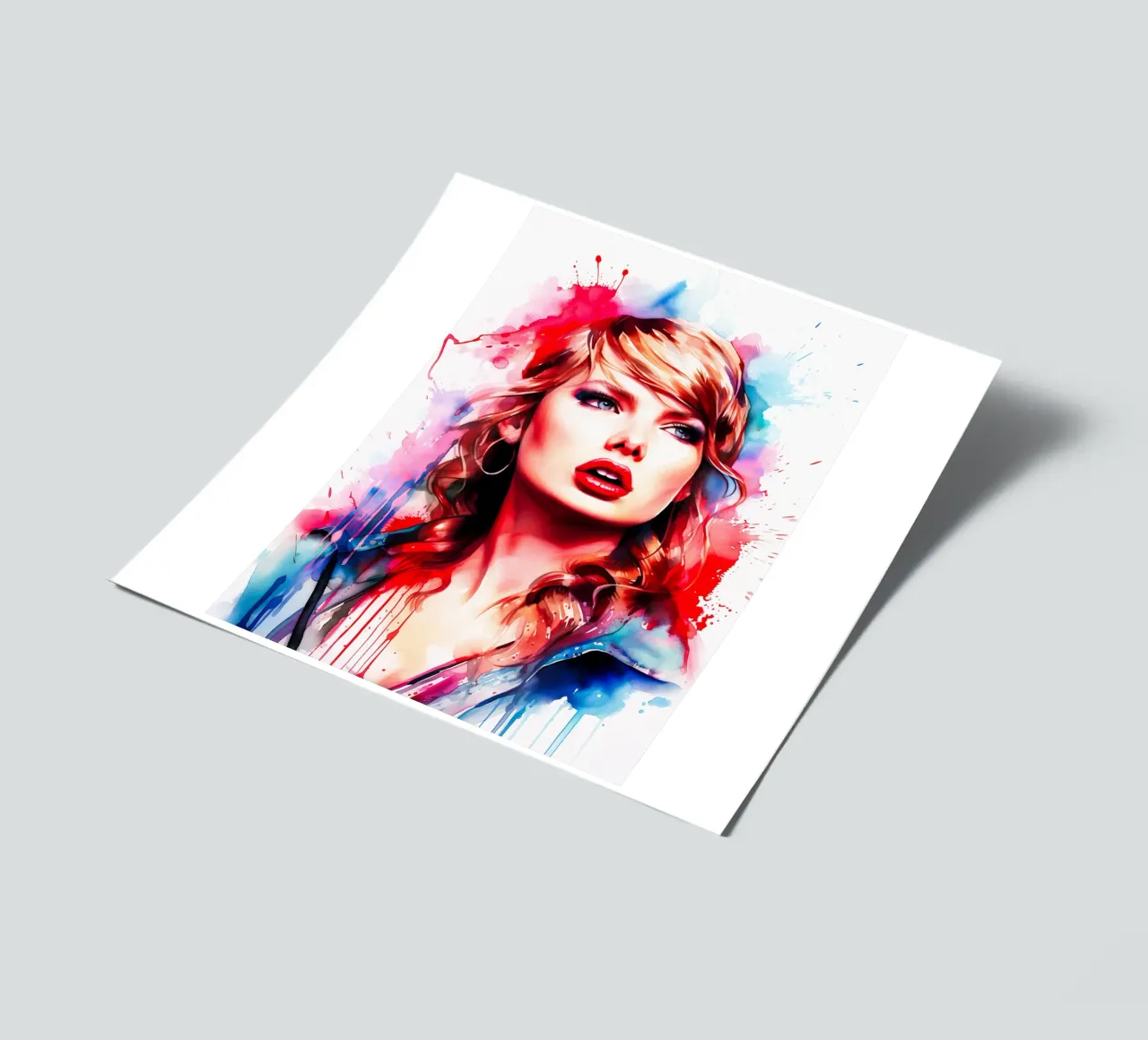 taylor swift foglio adesivo da FreeArtStudio