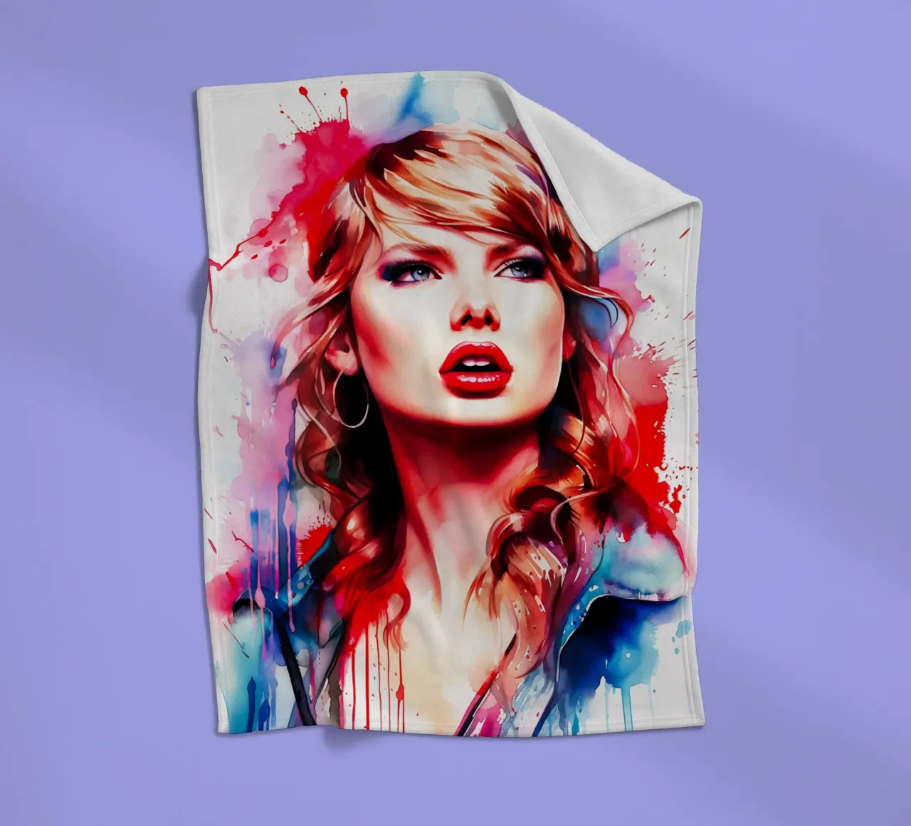 taylor swift coperta in pile da FreeArtStudio