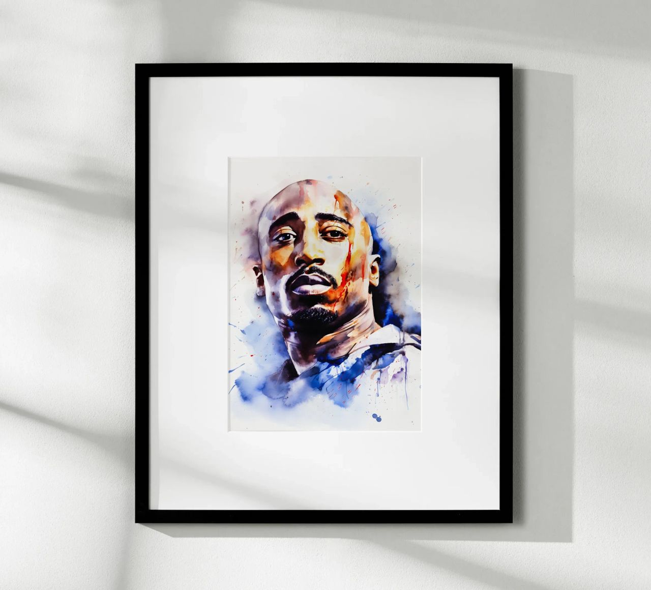 Tupac Shakur poster by FreeArtStudio