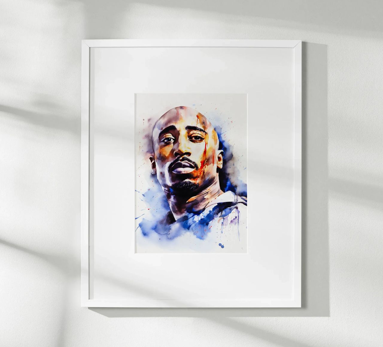 Tupac Shakur poster by FreeArtStudio