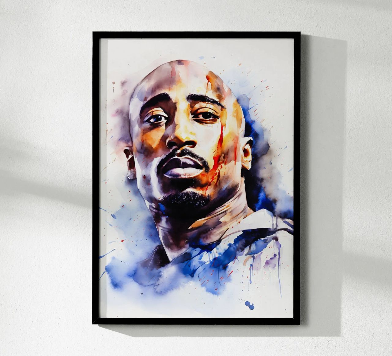Tupac Shakur poster by FreeArtStudio