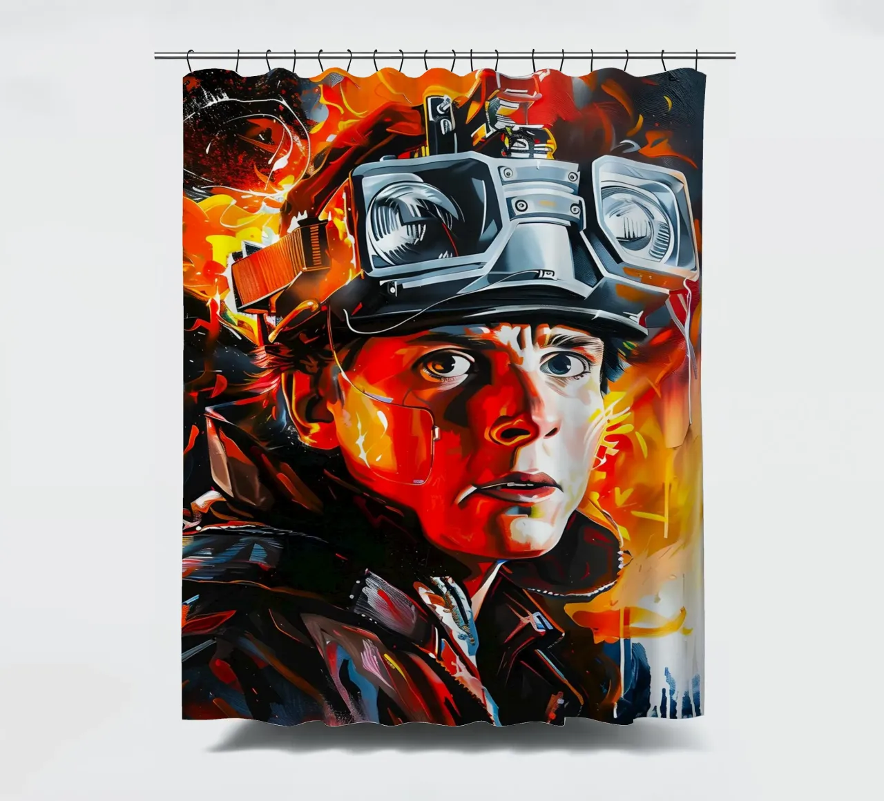 Back to The Future tenda da doccia da FreeArtStudio