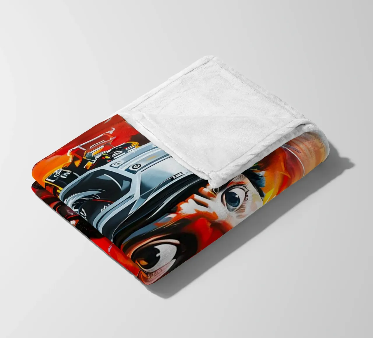 Back to The Future coperta in pile da FreeArtStudio