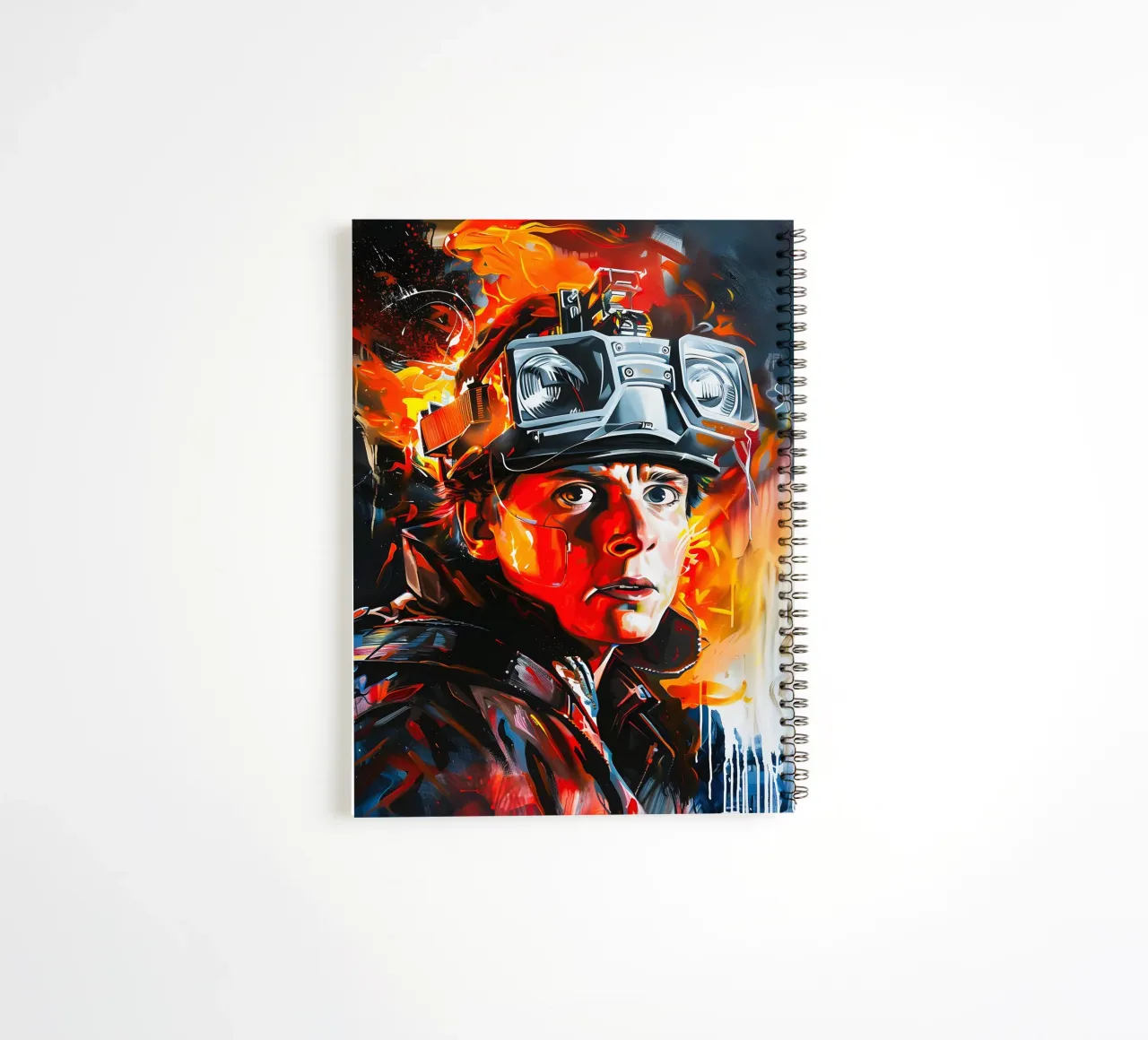 Back to The Future spiral notebook by FreeArtStudio
