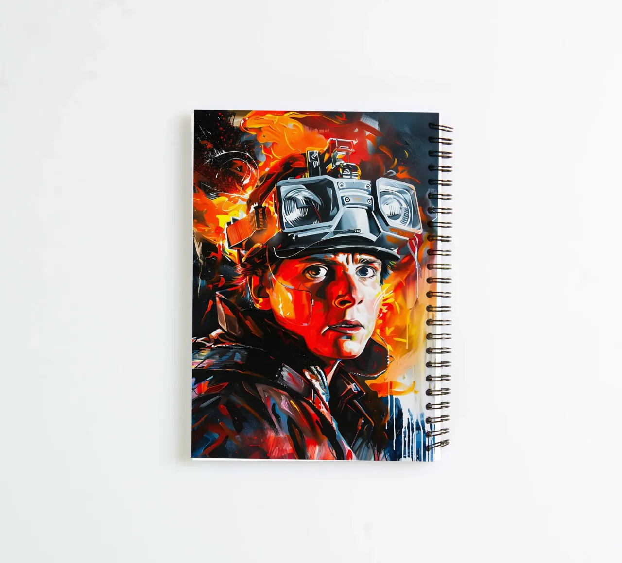 Back to The Future spiral notebook by FreeArtStudio