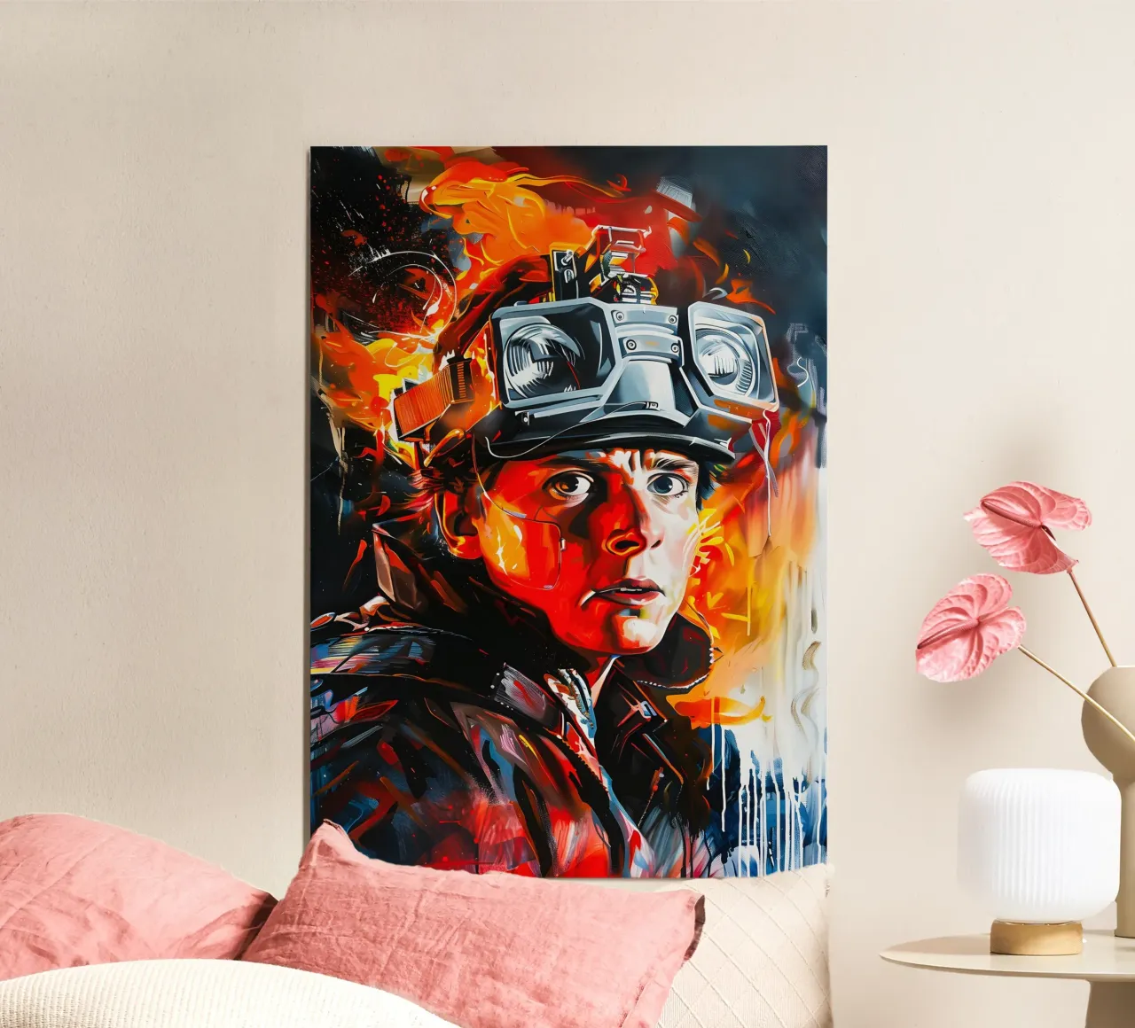 Back to The Future alluminio dibond da FreeArtStudio