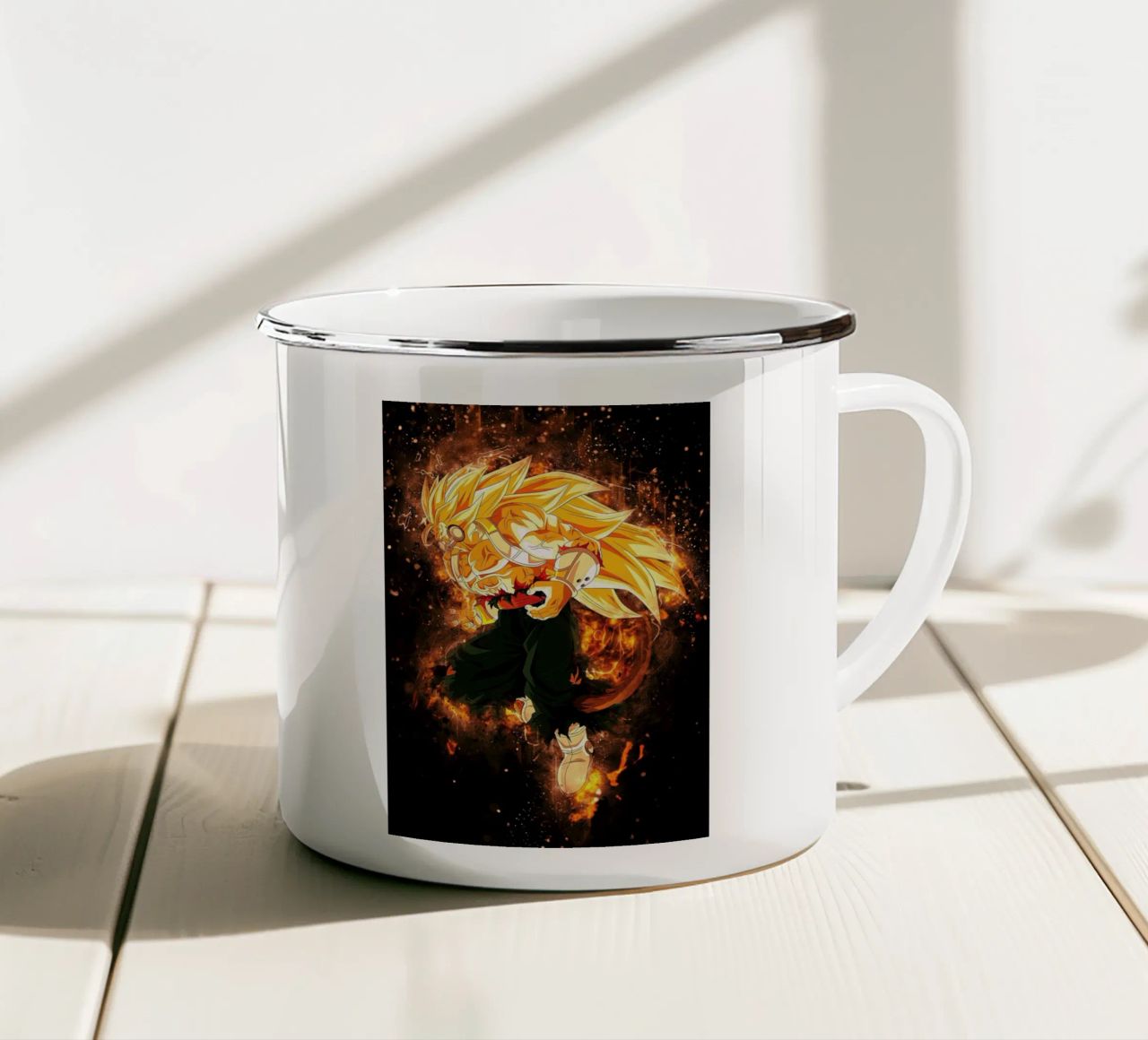 Cumber tazza in smalto da Neonartstudio