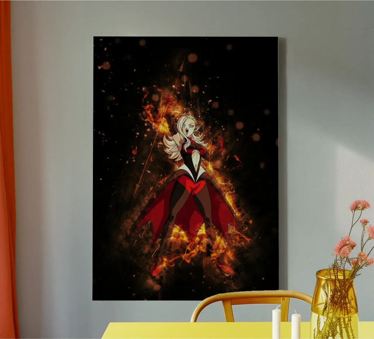 Dark Towa canvas by Neonartstudio
