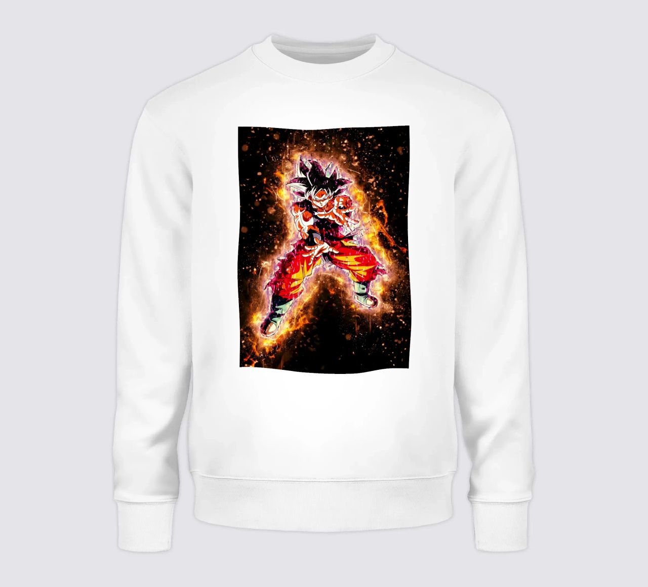 DBH Ultra Instinct Goku w Aura felpa da Neonartstudio