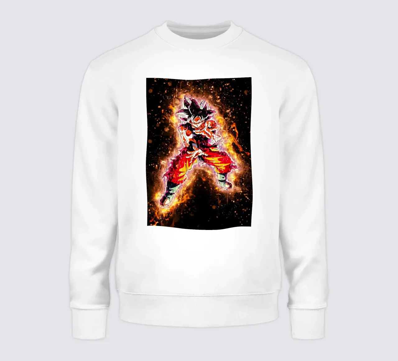 DBH Ultra Instinct Goku w Aura sweatshirt by Neonartstudio