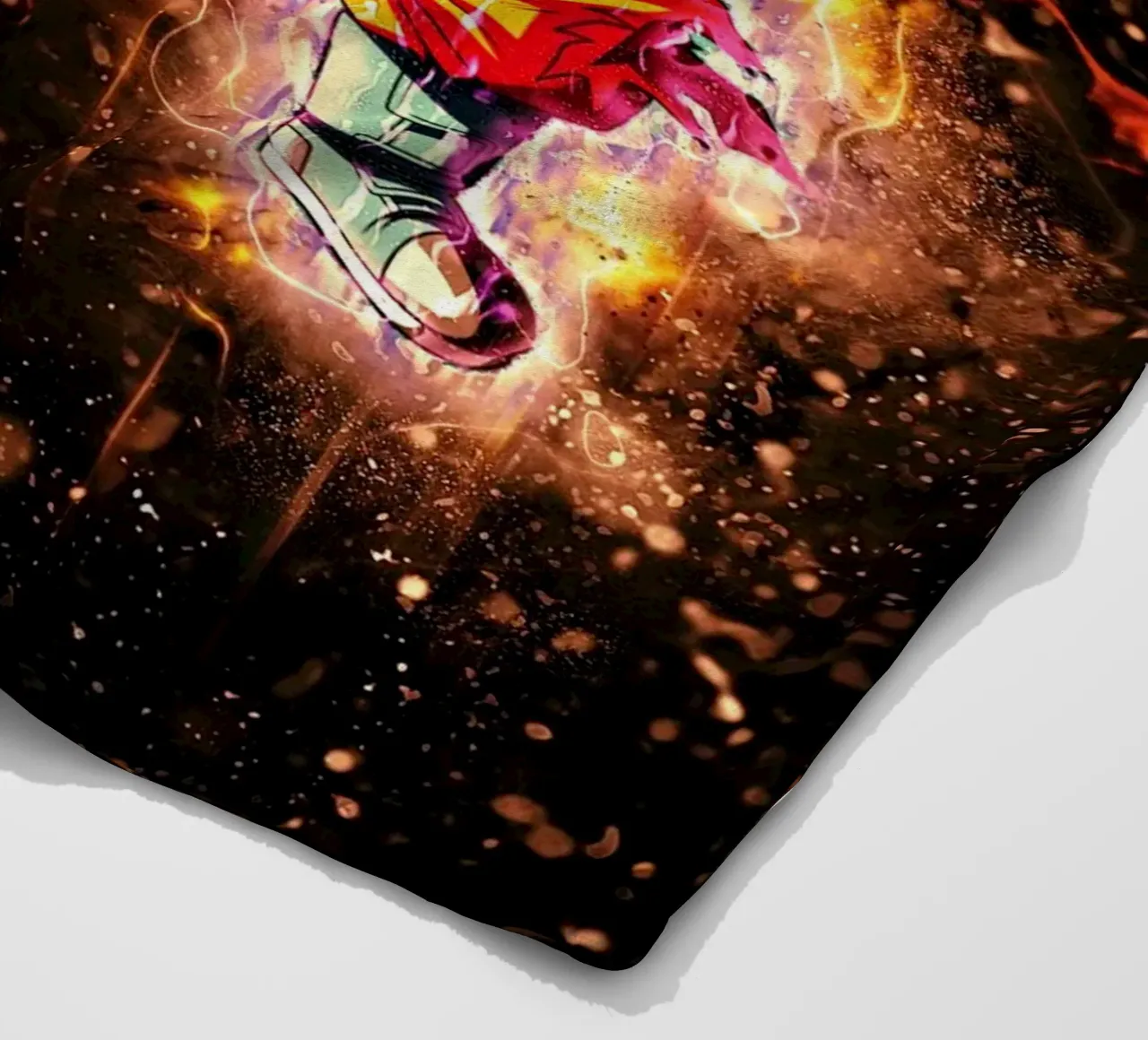DBH Ultra Instinct Goku w Aura coperta in pile da Neonartstudio