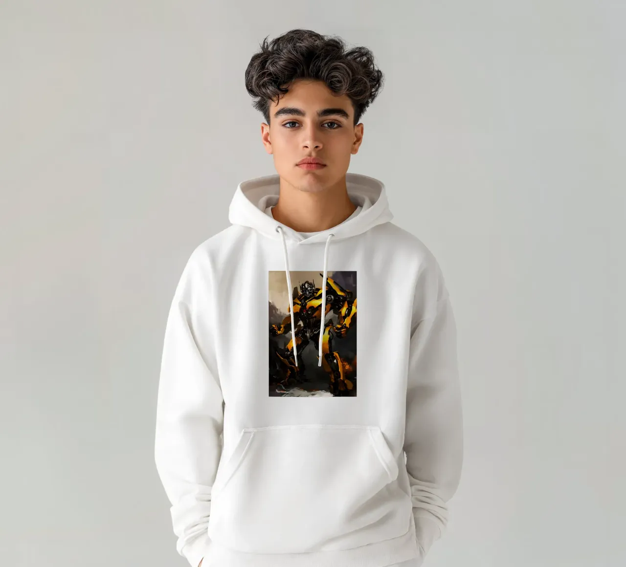Bumblebee Transformers felpa con cappuccio da FreeArtStudio