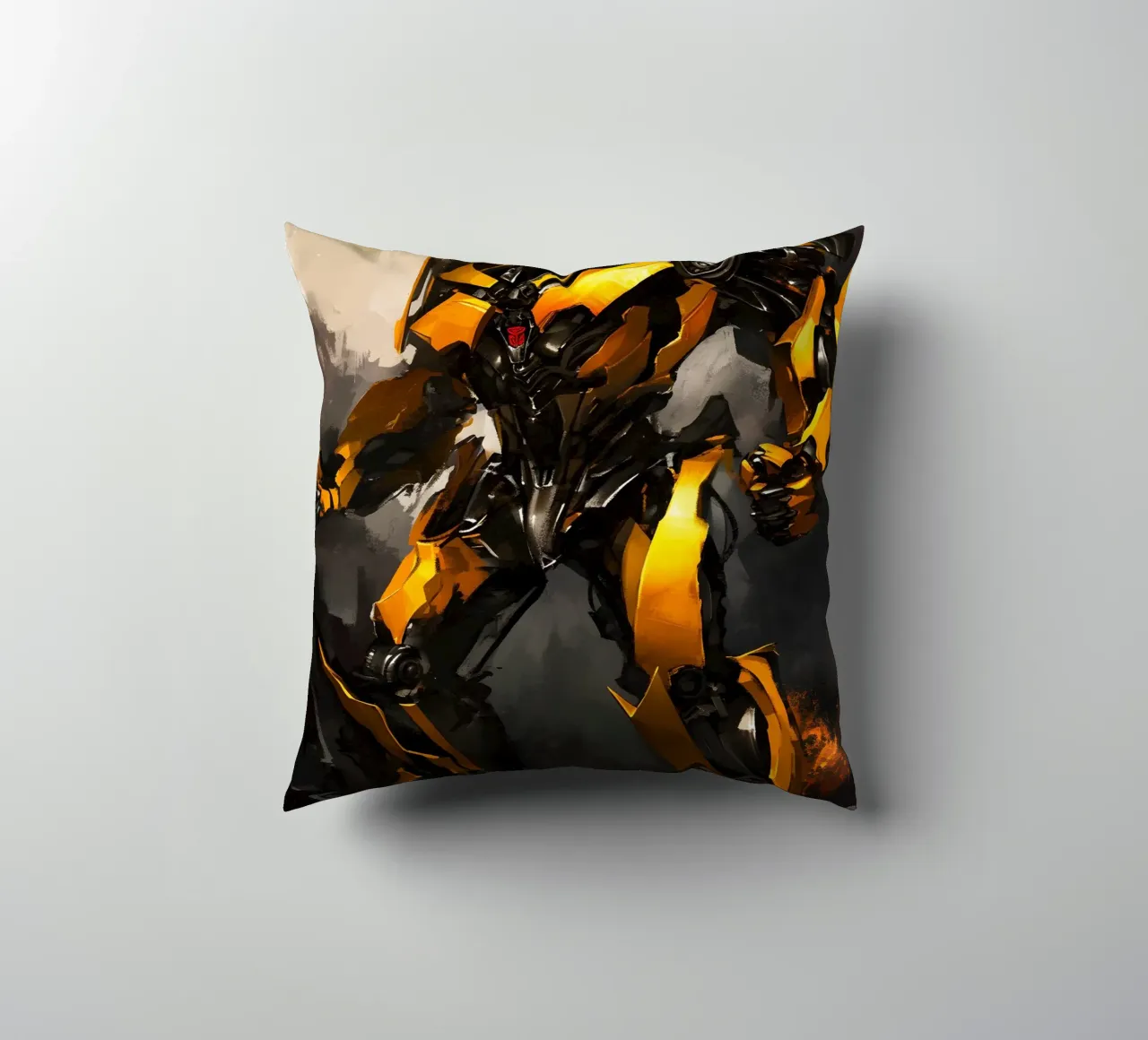 Bumblebee Transformers cuscino da FreeArtStudio