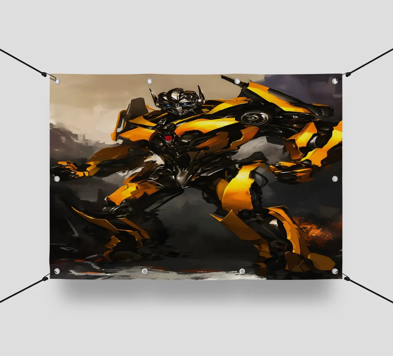 Bumblebee Transformers telo in pvc da FreeArtStudio