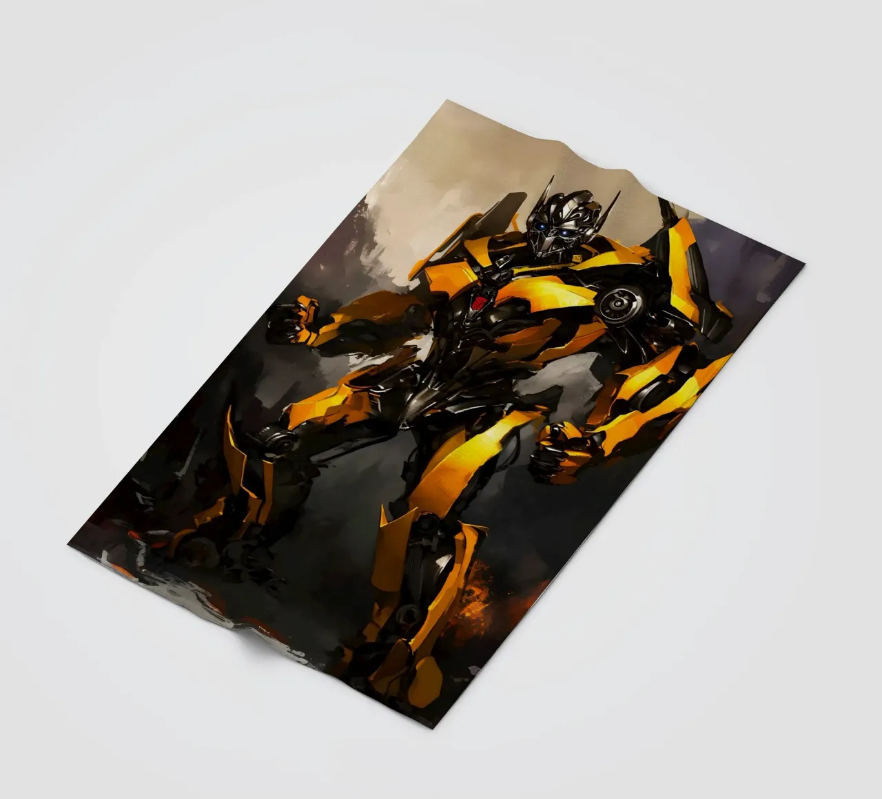 Bumblebee Transformers coperta in pile da FreeArtStudio