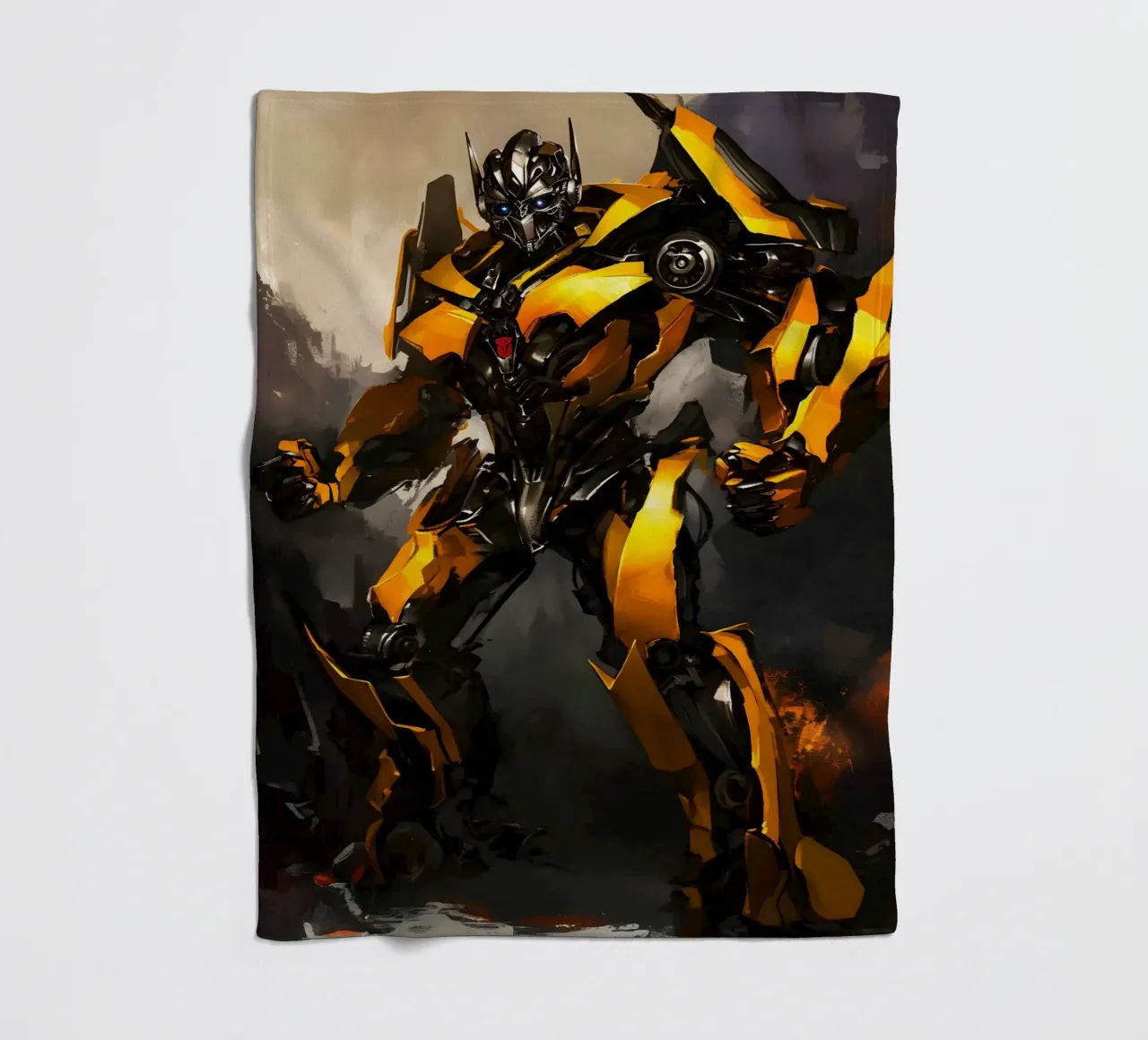 Bumblebee Transformers coperta in pile da FreeArtStudio