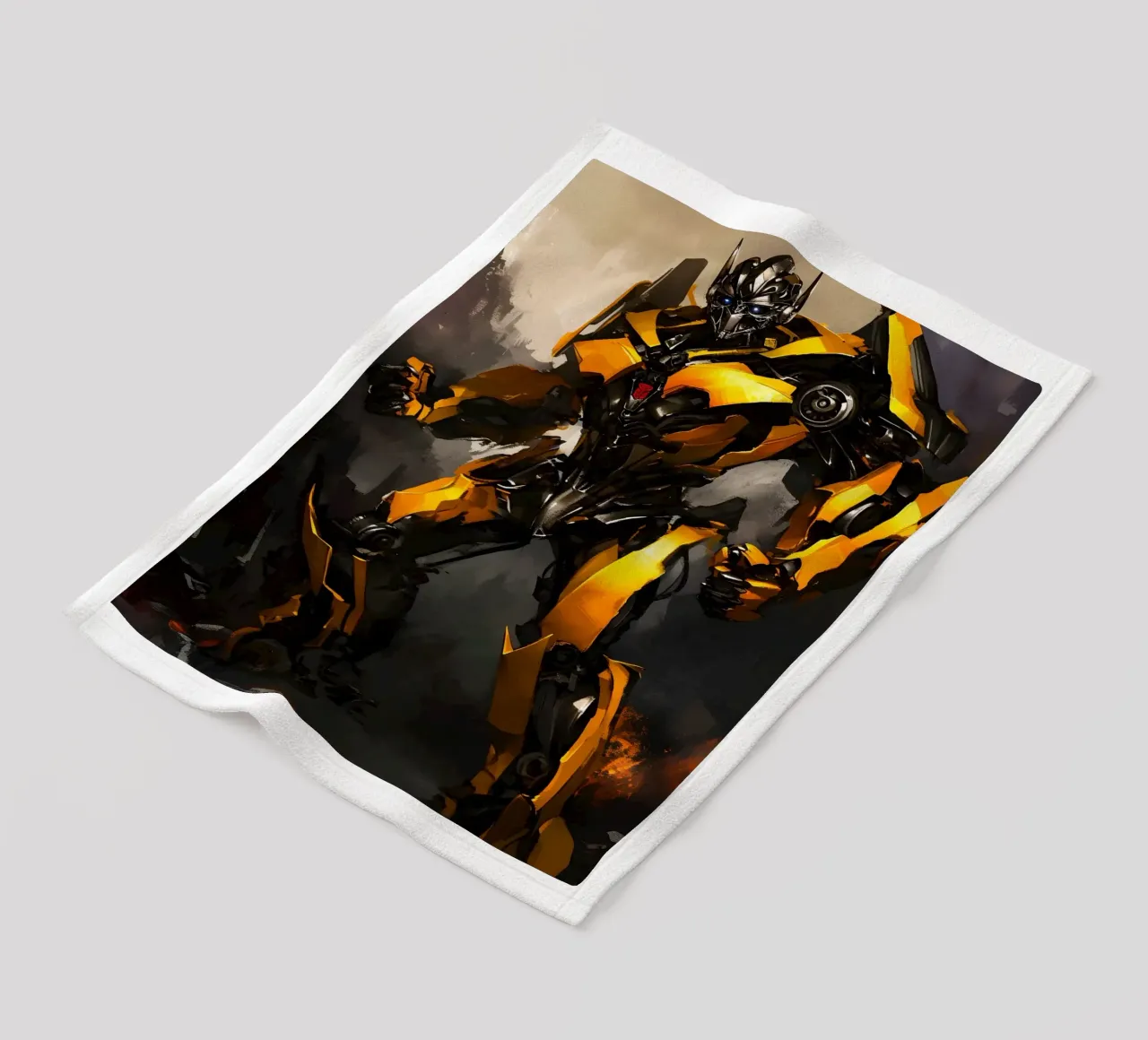 Bumblebee Transformers coperta in pile da FreeArtStudio