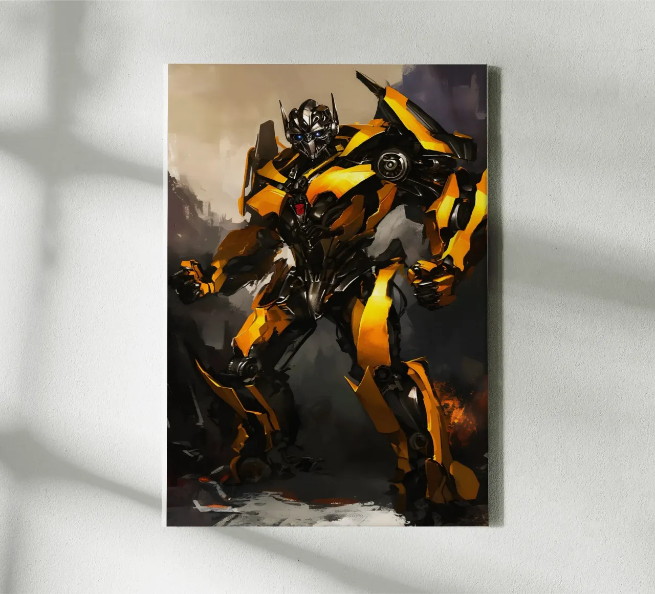 Bumblebee Transformers tela da FreeArtStudio