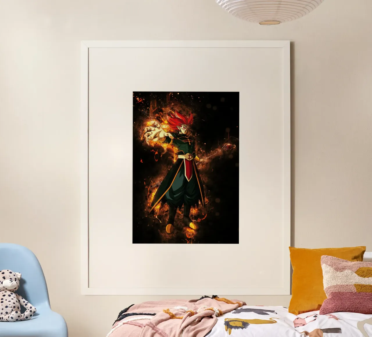 Demigra poster con telaio in legno da Neonartstudio