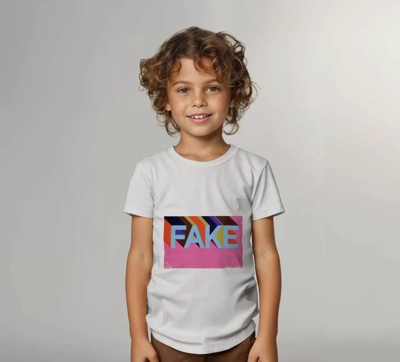 Fake t-shirt bambini da Famous When Dead