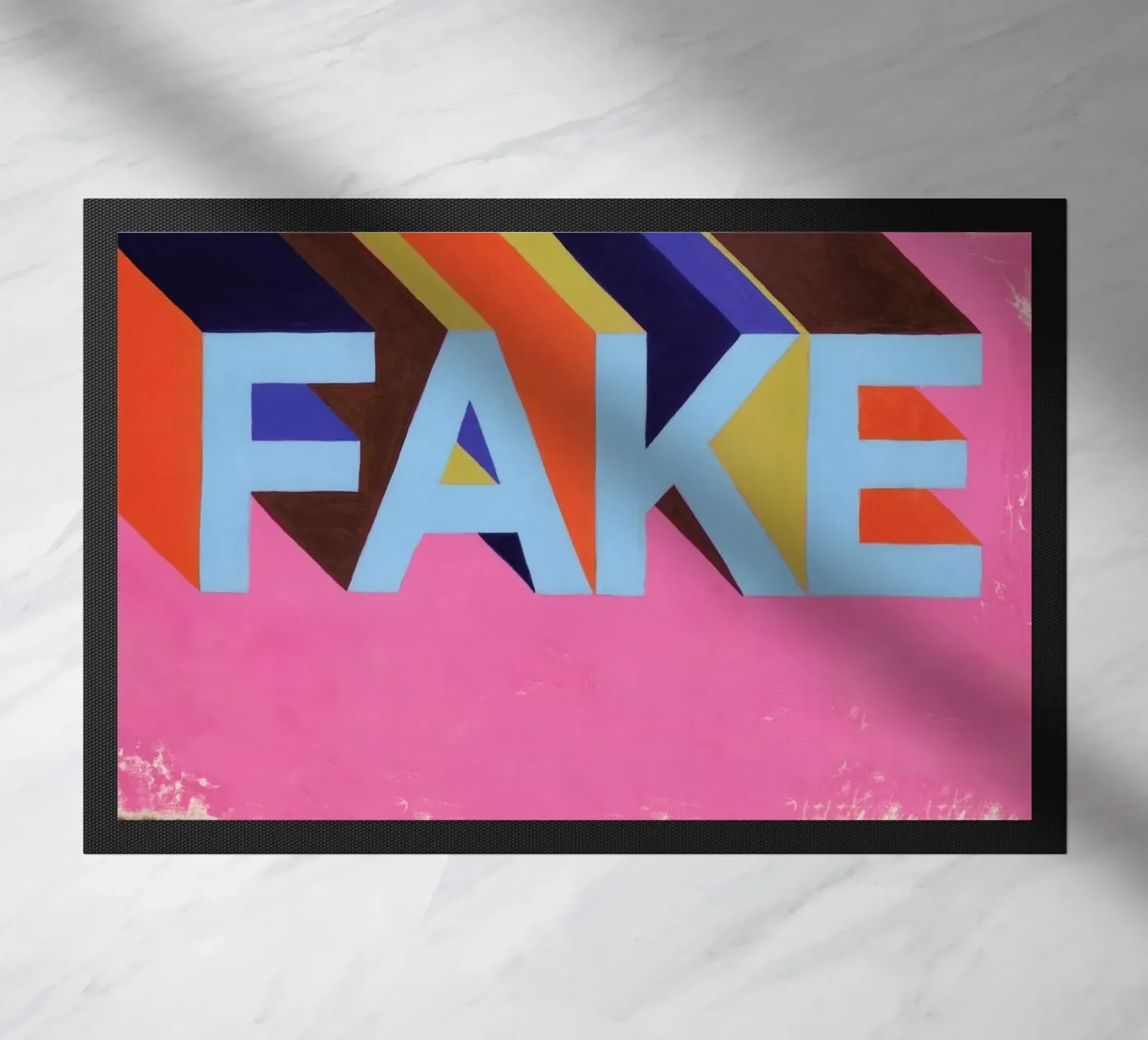 Fake Fußmatte von Famous When Dead