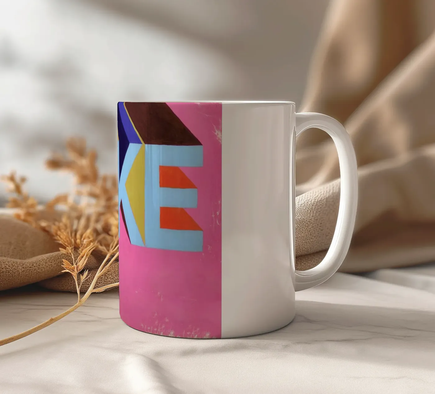 Fake ceramic mug by Famous When Dead