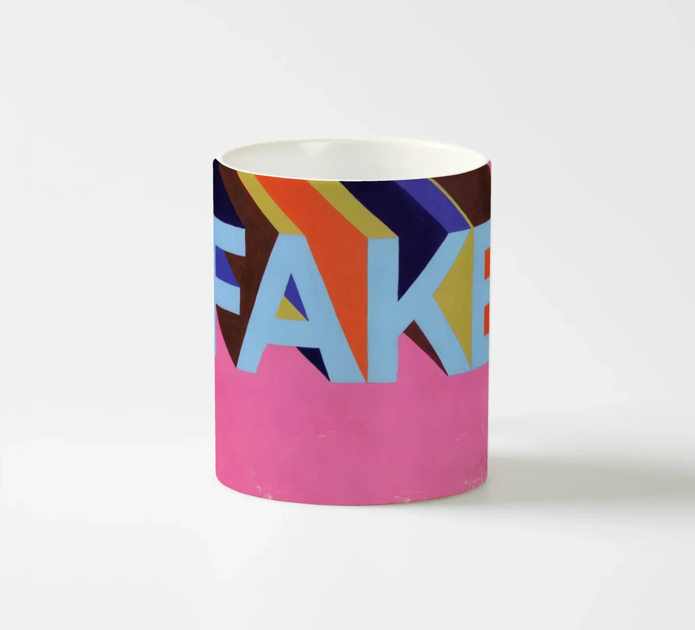 Fake ceramic mug by Famous When Dead