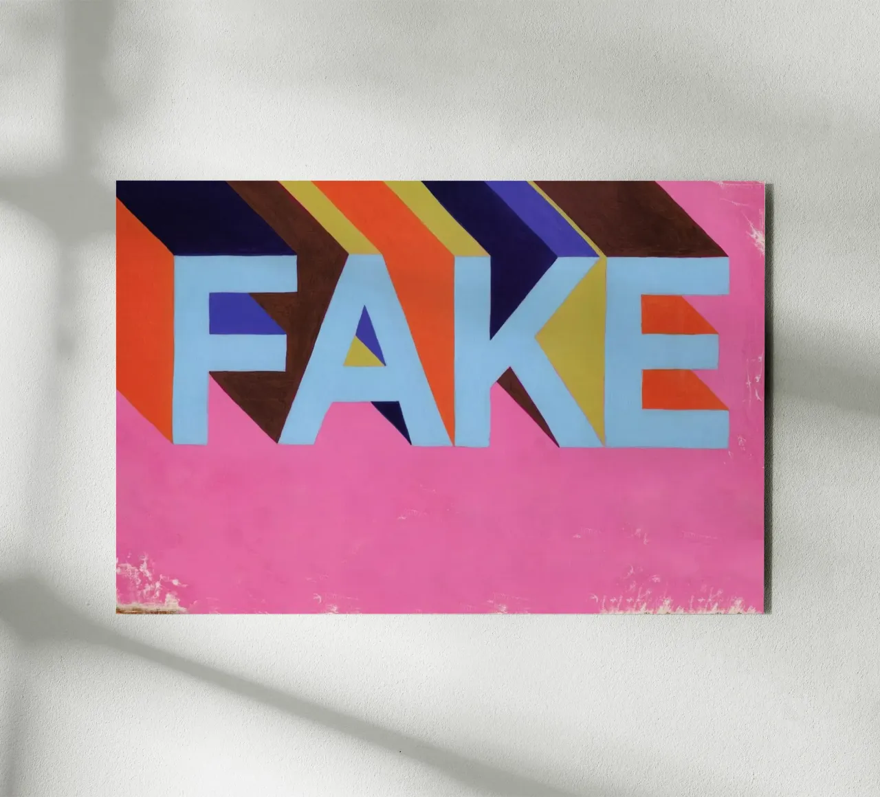 Fake alluminio dibond da Famous When Dead