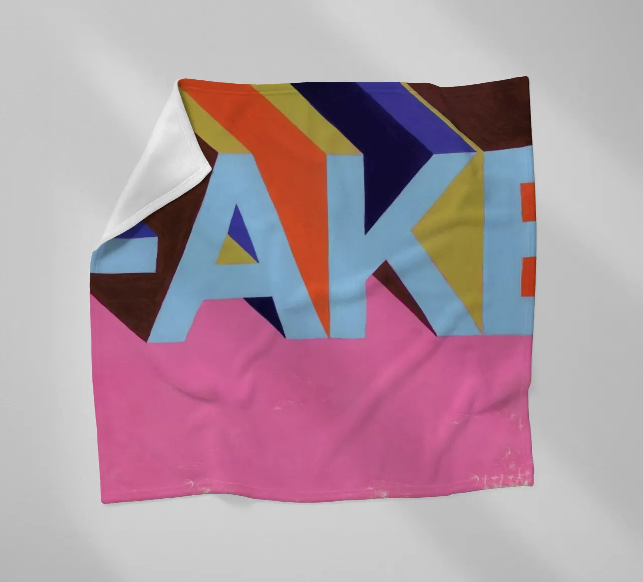 Fake Fleecedecke von Famous When Dead