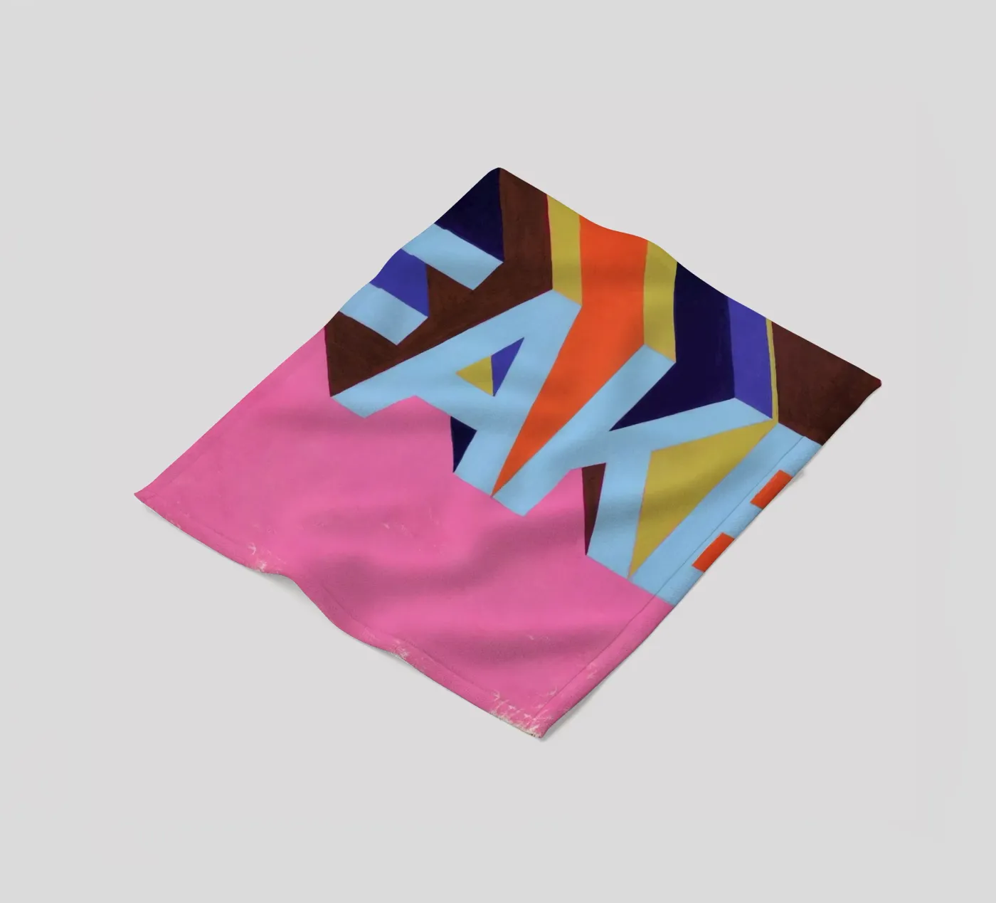 Fake fleecedeken van Famous When Dead